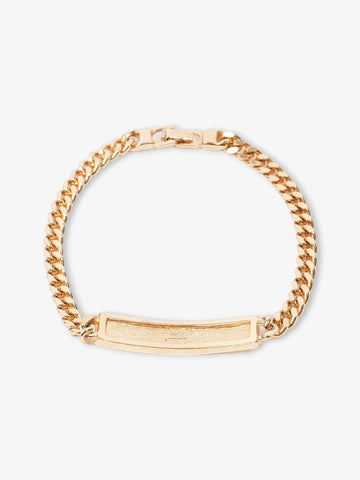 Christian Dior CD Logo Bracelet Gold Base Metal