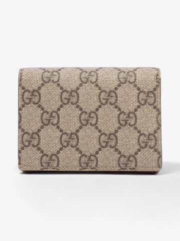 Gucci Cherry Fold Over Wallet CS Supreme / Red / Gold Coated Canvas