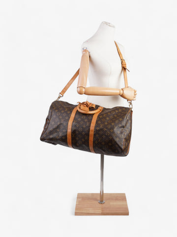 Louis Vuitton Keepall Bandouliere Monogram Coated Canvas 50