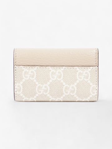 Gucci Key Case Beige Leather