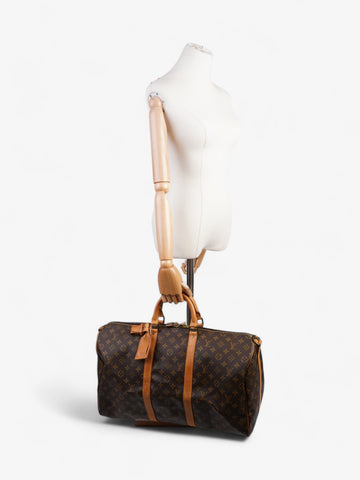 Louis Vuitton Keepall Bandouliere Monogram Coated Canvas 50