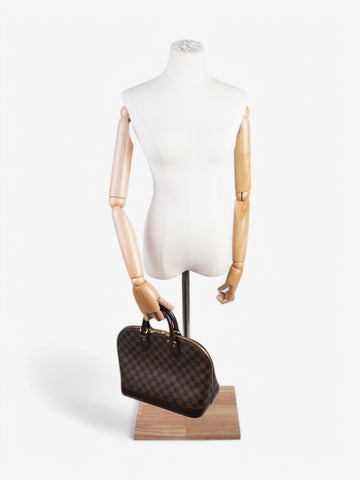 Louis Vuitton Alma Damier Ebene Coated Canvas PM
