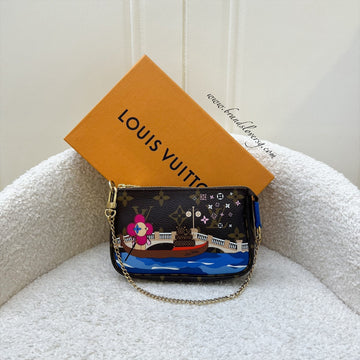 LV Mini Pochette Christmas 2019 Vivienne in Venice Monogram Canvas GHW