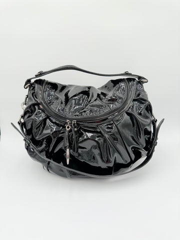 Handbag Luxury Designer By Gucci In Black, Size:Large