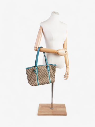 Gucci Jolicoeur Tote CS Supreme / Turquoise Canvas