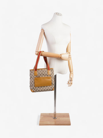 Gucci CS Canvas Tote Monogram / Red Canvas