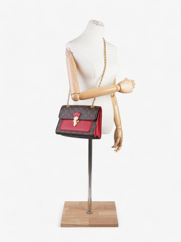 Louis Vuitton Victoire  Monogram / Red Coated Canvas