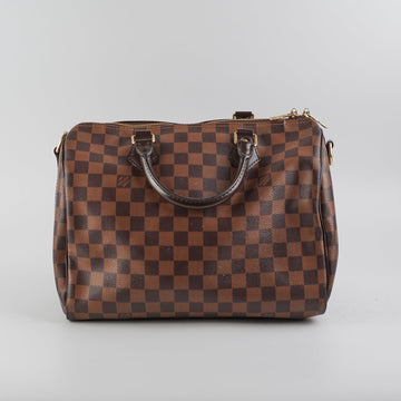 Louis Vuitton Speedy 30 Bandouliere Damier Ebene