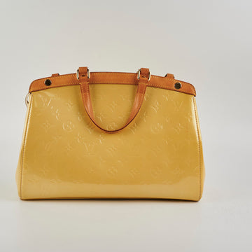 Louis Vuitton Brea Vernis MM Yellow