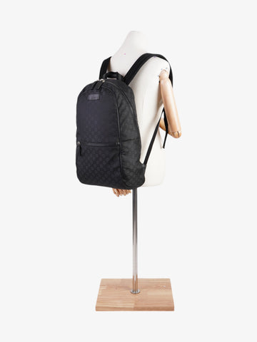 Gucci Double Zip Backpack Black / CS Supreme Nylon