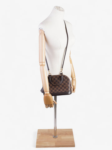 Louis Vuitton Alma Damier Ebene Coated Canvas BB