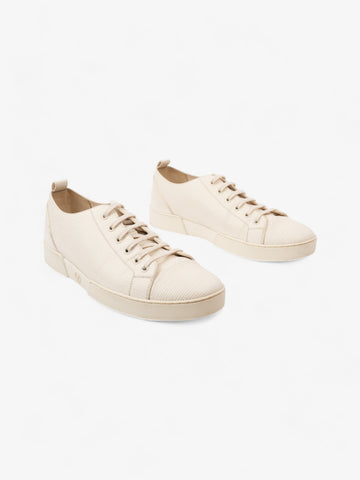 Louis Vuitton Low Top Sneaker White Epi Leather EU 41.5 UK 7.5