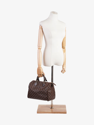 Louis Vuitton Speedy  Damier Ebene Coated Canvas 30