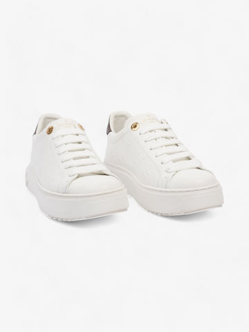 Louis Vuitton Time Out Sneakers White  / Monogram Leather EU 37 UK 4