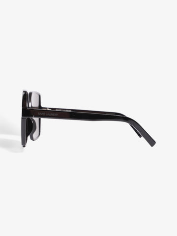 Saint Laurent Betty Sunglasses Black Acetate 135mm