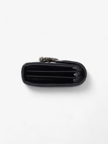 Gucci Dionysus Chain Wallet Black Calfskin Leather Mini