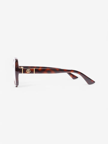 Gucci CS Sunglasses Tortoise  / Gold Acetate 145mm