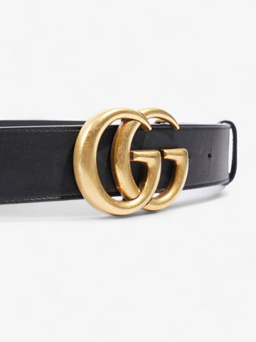 Gucci CS Marmont Belt Black Leather 95cm 38mm
