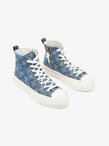 Louis Vuitton Stellar High Top Blue / White Denim EU 36 UK 3