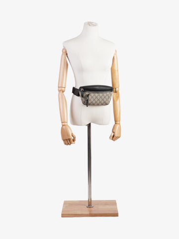Gucci Eden Belt Bag CS Supreme / Black Coated Canvas