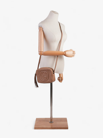 Gucci Soho Disco Bag Beige Leather Small