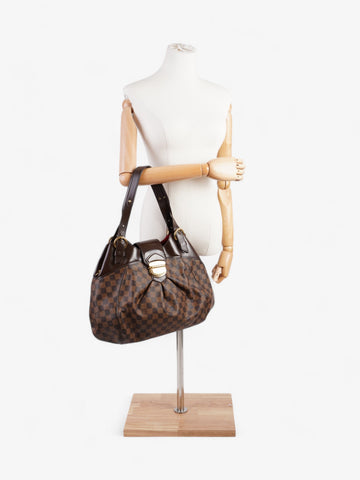 Louis Vuitton Sistina Damier Ebene Coated Canvas GM