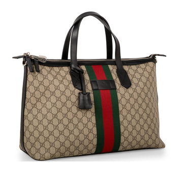Gucci CS Supreme Canvas Carryall Boston Bag