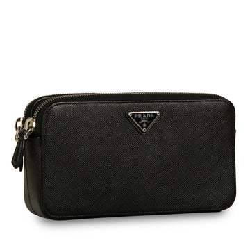 Prada Dual Zip Wallet on Chain