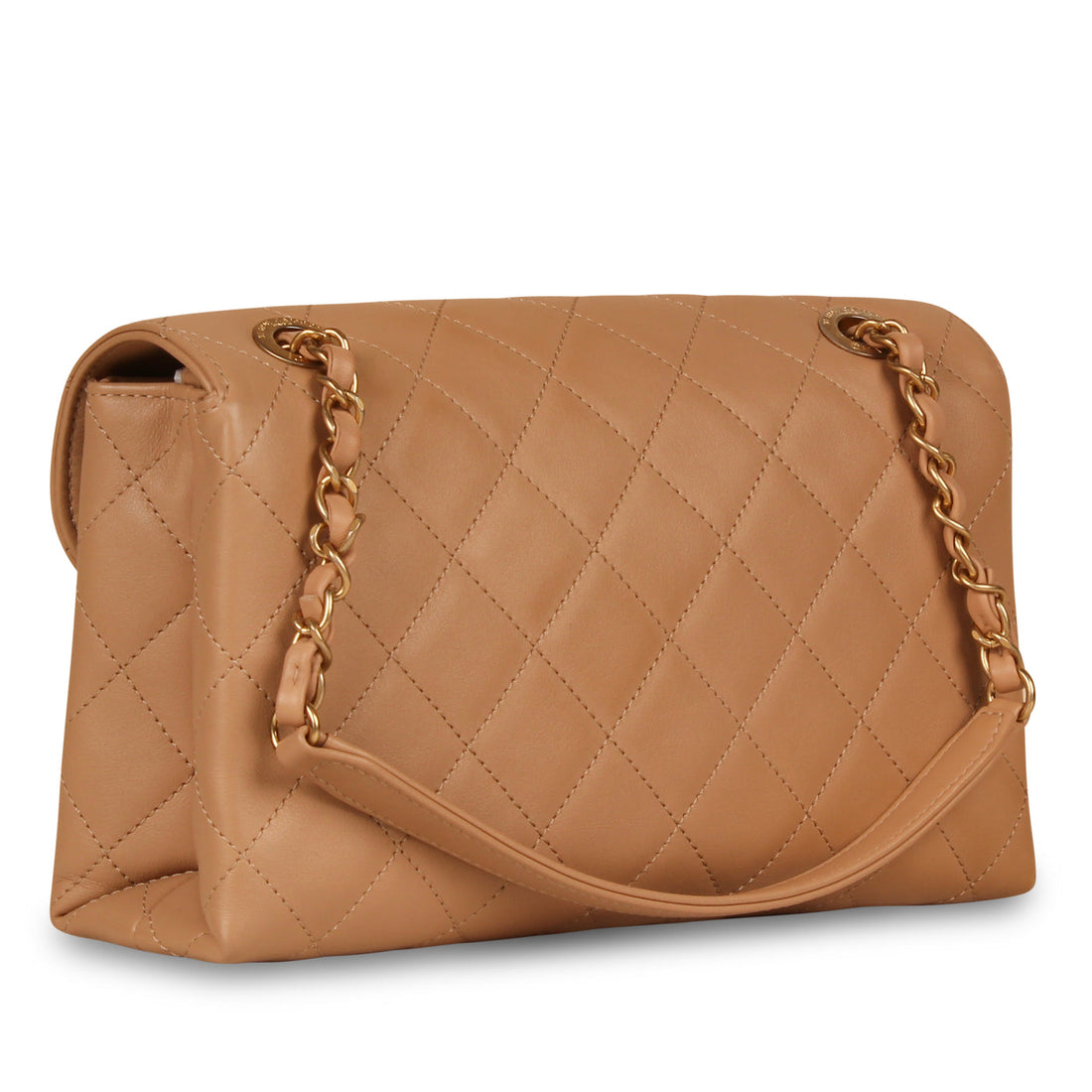 Medium Enchained Logo Flap Bag