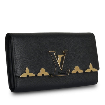 Louis Vuitton Capucines Wallet - Black