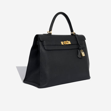 Vintage Kelly 35 - Noir Togo