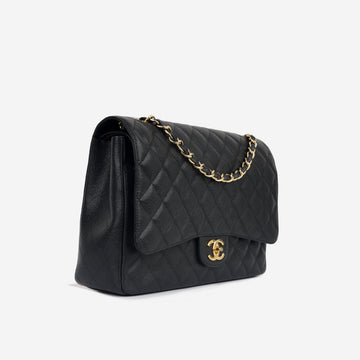 Chanel Maxi Classic Flap - Black Caviar