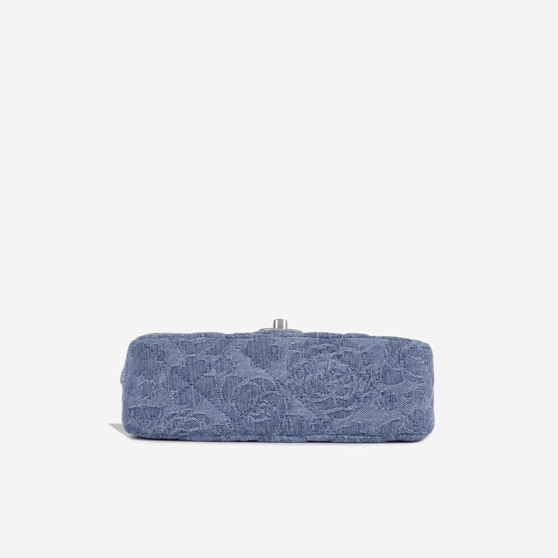 Chanel Denim Quilted Camellia Flap