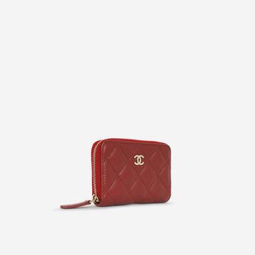 Chanel Zip Around Coin Purse
