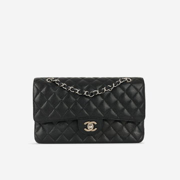 Chanel Medium Classic Flap Black Caviar SHW 2008