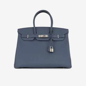 Hermès - Birkin 35 - Bleu Brighton Togo PHW -  - 2018