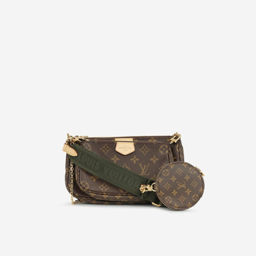Louis Vuitton - Multi Pochette Accessoires GHW - Khaki Strap -