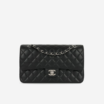 Chanel Medium Classic Flap Black Caviar SHW