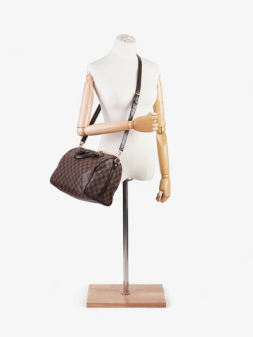 Louis Vuitton Speedy Bandoulière 30 Damier Ebene Coated Canvas