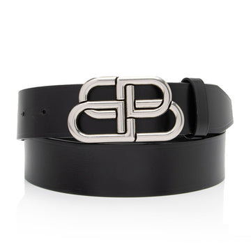 Balenciaga Calfskin BB Belt - Size 34 / 85 (SHF-BzcYCE)