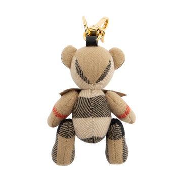 Burberry Cashmere Check Thomas Bear Bag Charm