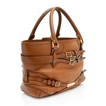 Burberry Leather Bridle Lynher Tote
