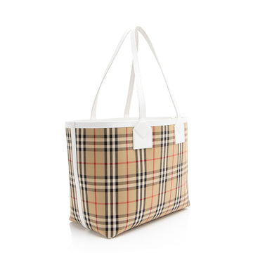 Burberry Vintage Check London Large Tote