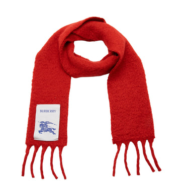 Burberry Wool Skinny Fringe Scarf