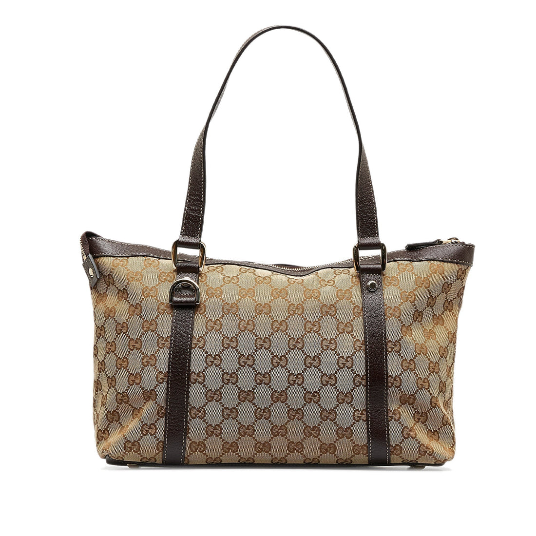 GUCCI VS Canvas Abbey D-Ring Tote Bag