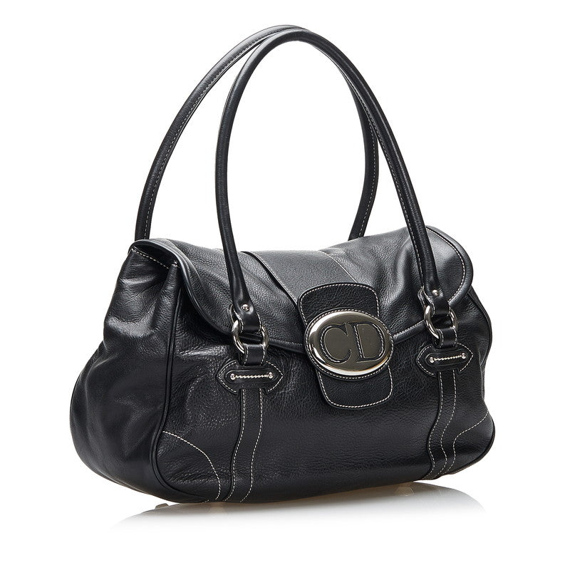 CD Flap Leather Handbag 02-BO-0046