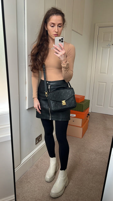 Louis Vuitton Pochette Metis Black Empreinte (RRP £2,110)