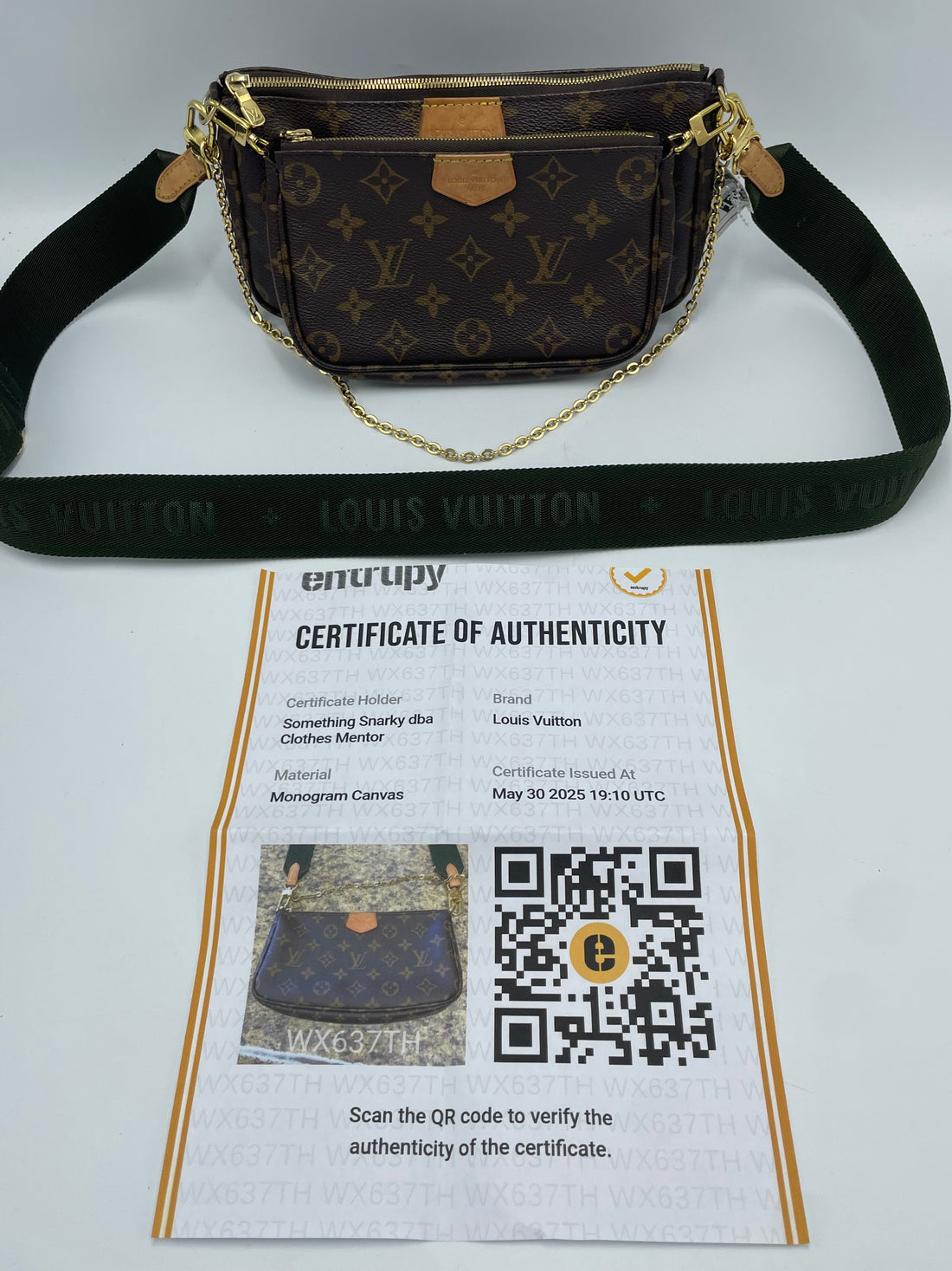 Louis Vuitton Multi Pochette Designer Luxury Crossbody Handbag