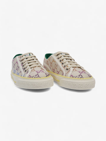 Gucci Crystal CS Tennis 1977 White / Multicoloured Canvas EU 38.5 UK 5.5