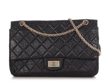 Chanel Black Quilted Aged Calfskin Reissue 2.55 Flap 227